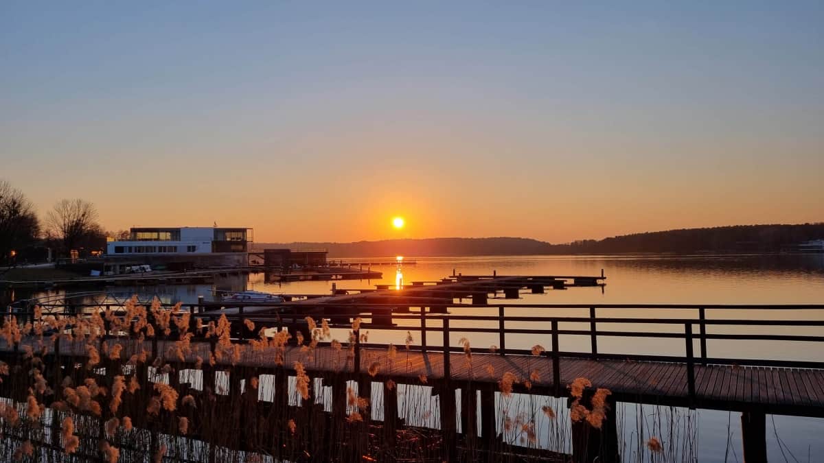 Lake Ukiel in Olsztyn