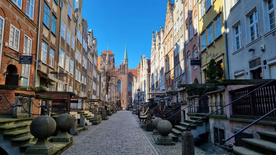 most beautiful street in Gdańsk - Mariacka