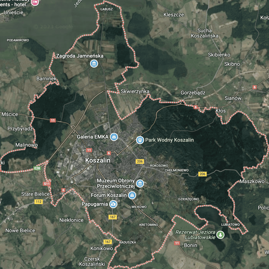 Koszalin greenest city in Poland according to total amount of green spaces