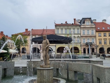 Old Town Market Square in Bielsko-Biała