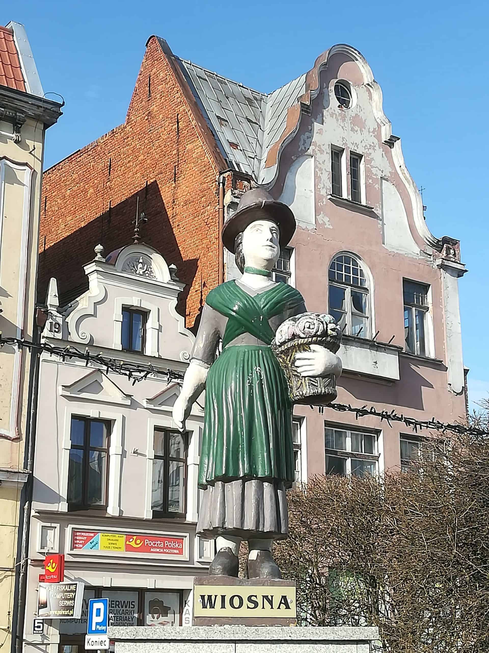 seasonal statue in Tczew
