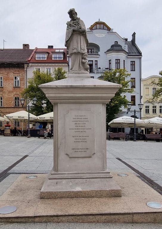 Statue of St.John of Nepomuk in Bielsko-Biała