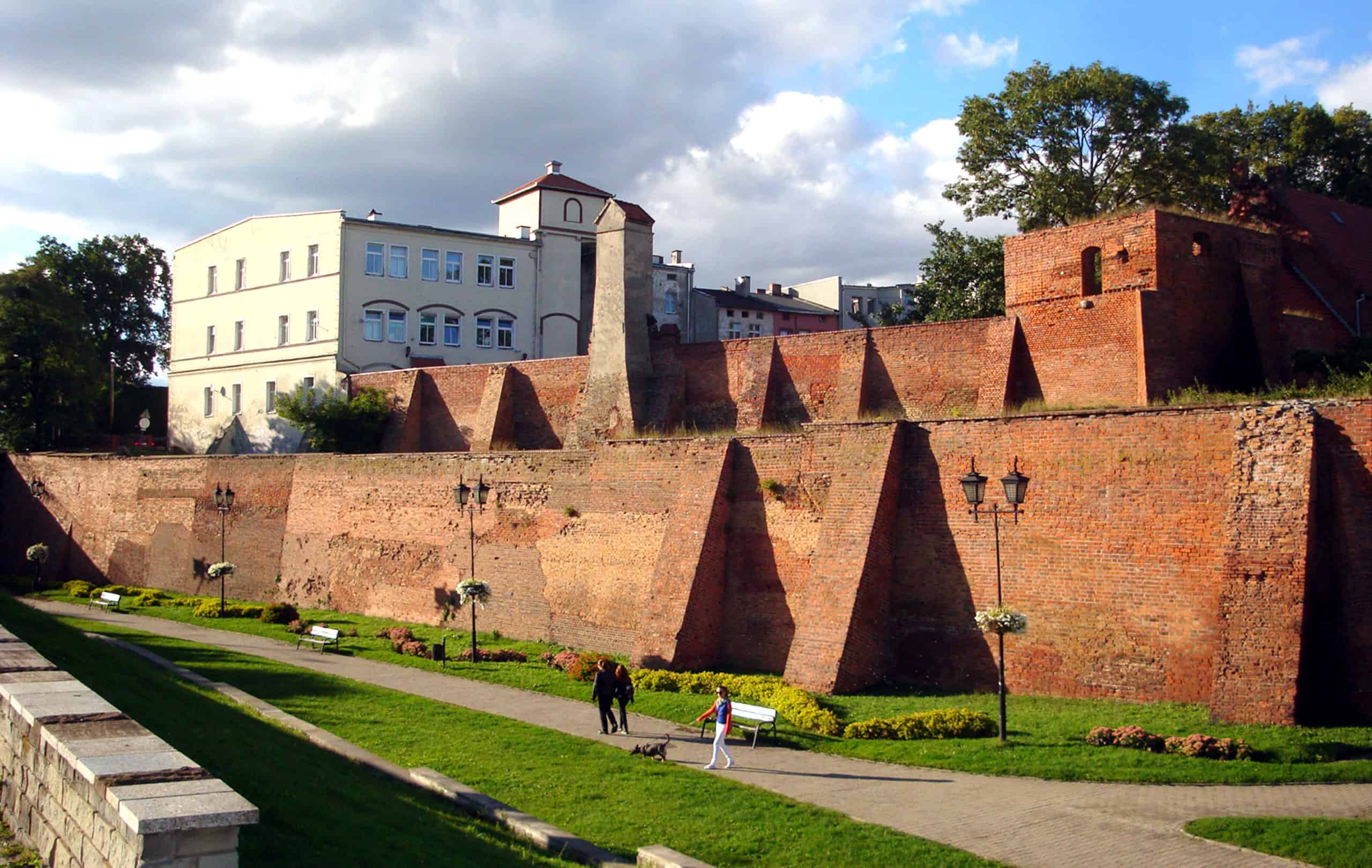 Defensive walls in Grudziadz