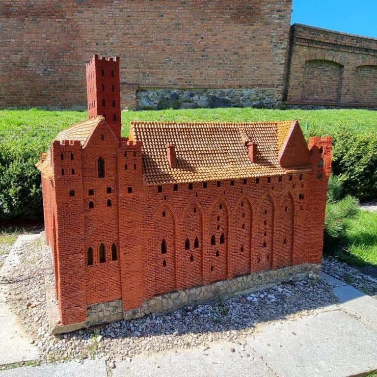 Miniature Model of Malbork Castle in Chełmno, Poland