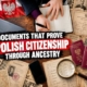 documents that prove Polish citizenship through ancestry