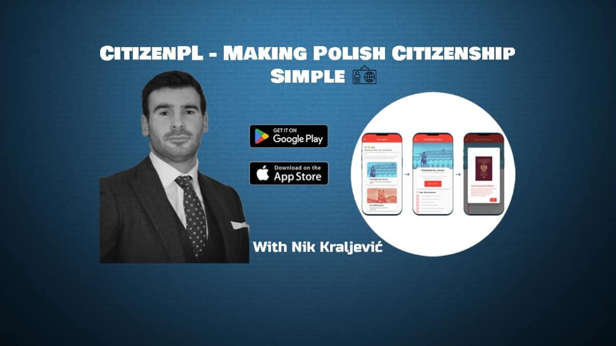Claim Polish citizenship with citizenPL app