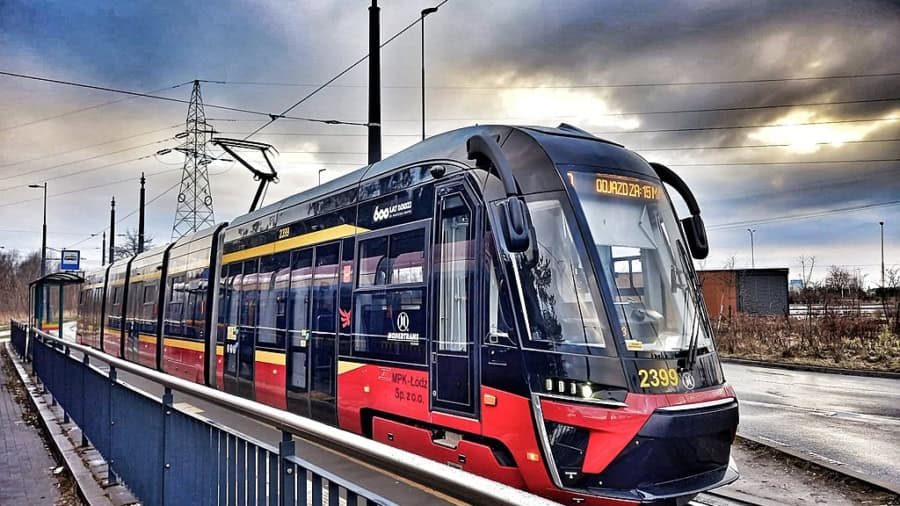 Tram in Lodz