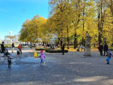 Saxon Garden in Warsaw