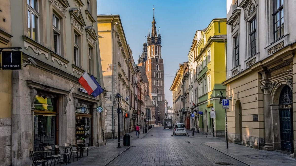 Florianska Street in Krakow