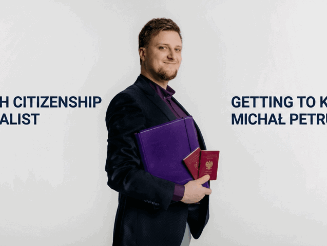 Polish citizenship specialist, Michał Petrus