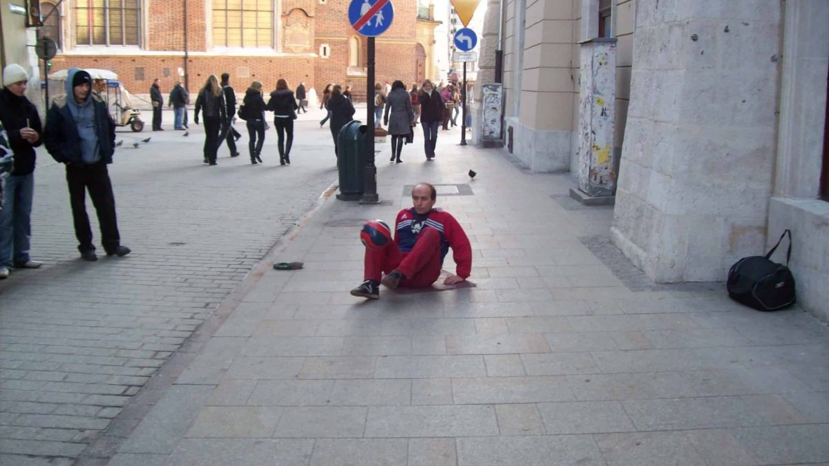 Busker in Krakow