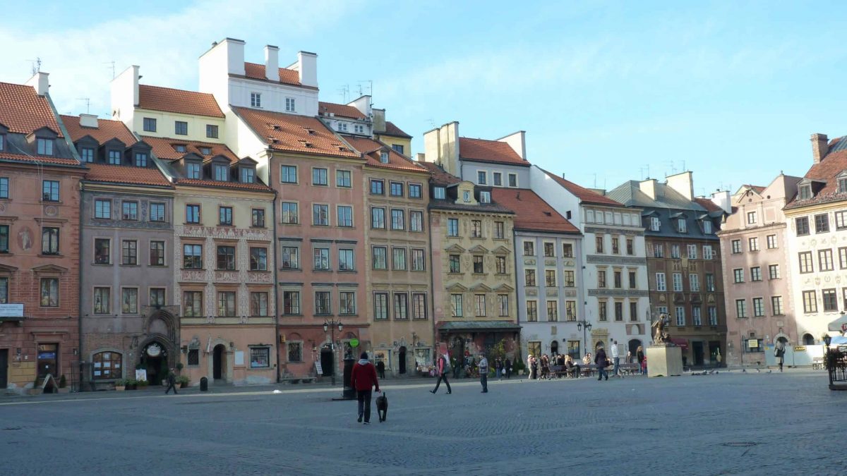 main square in Warsaw