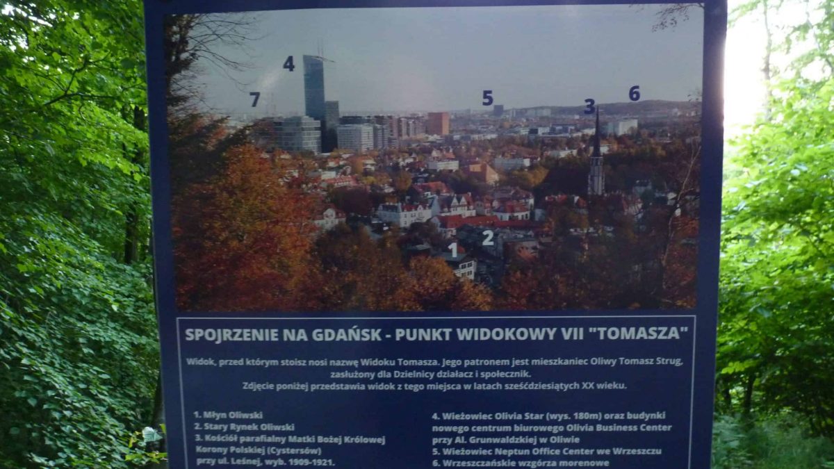 Punkt widokowy Spojrzenie na Gdańsk, Widok Tomasza