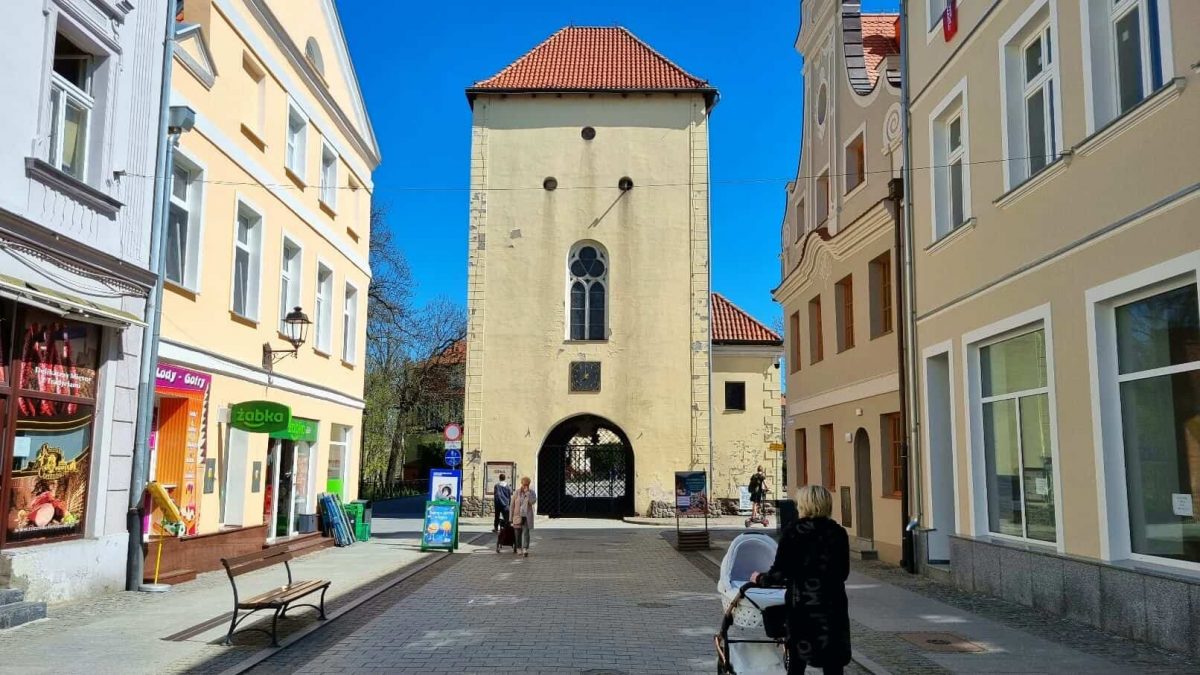 Grudziądz Gate in Chełmno, Poland