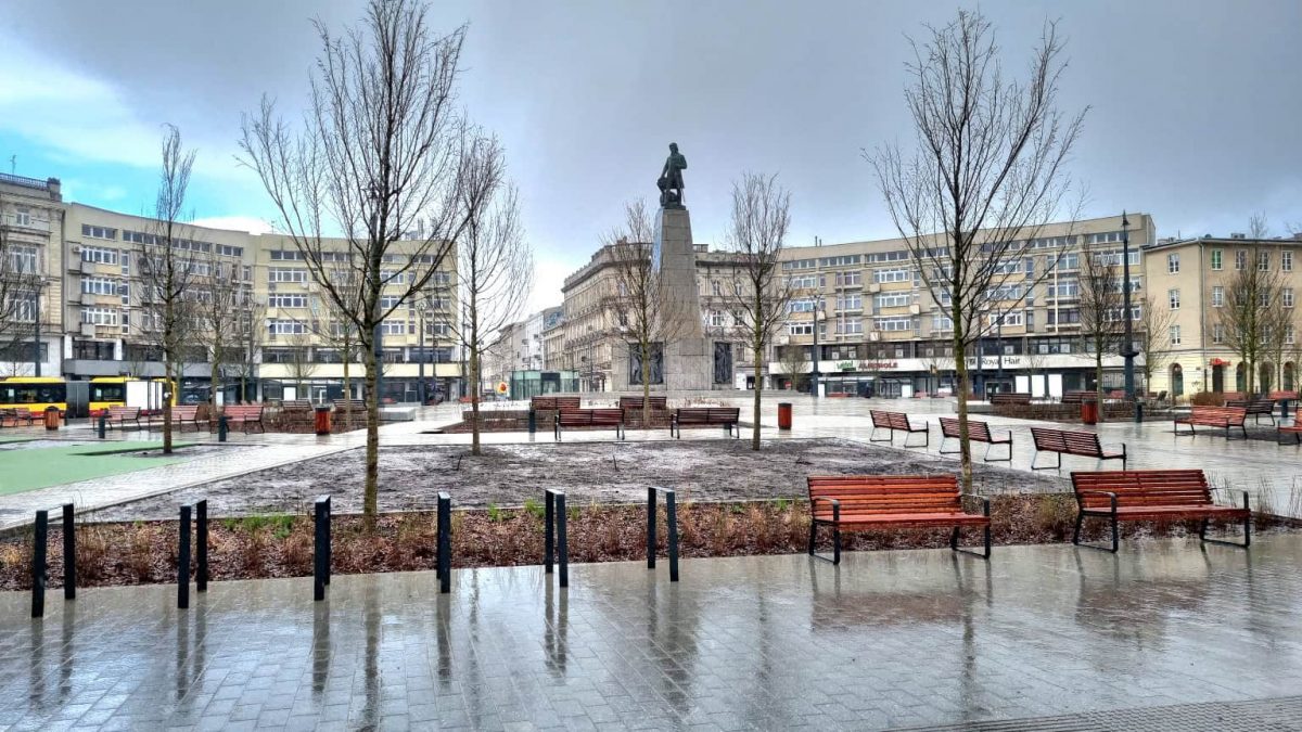 Freedom Square in Lodz