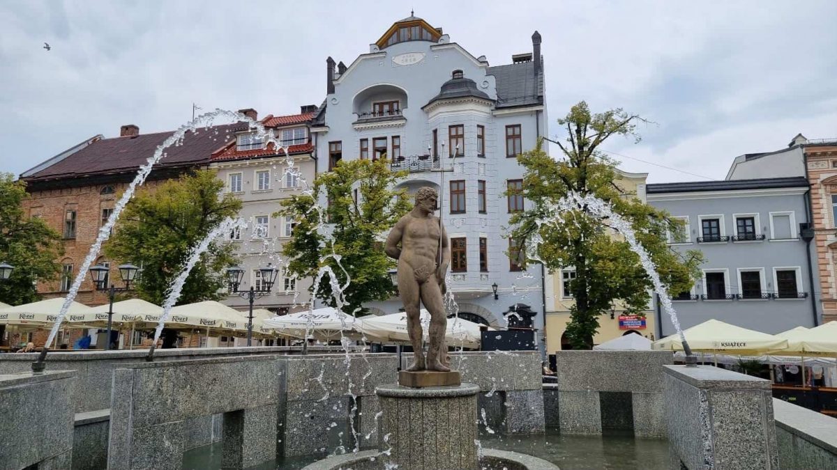 Fountain and Statue of Neptune in Bielsko-Biała