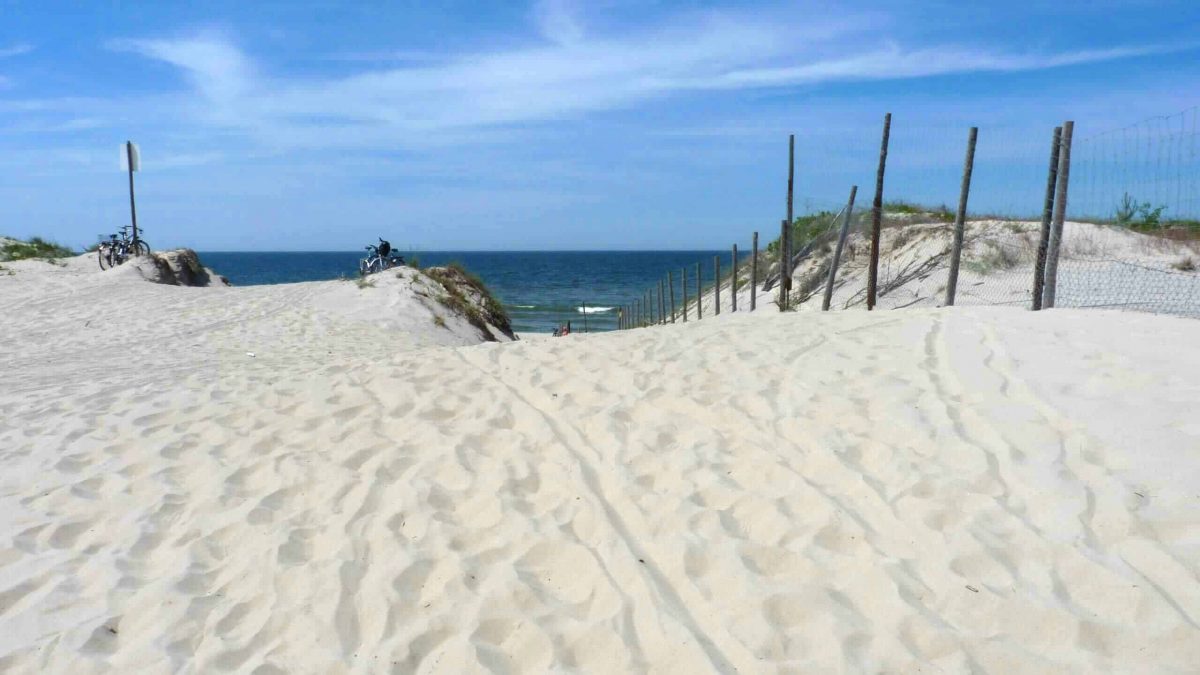 Piaski beach in Poland